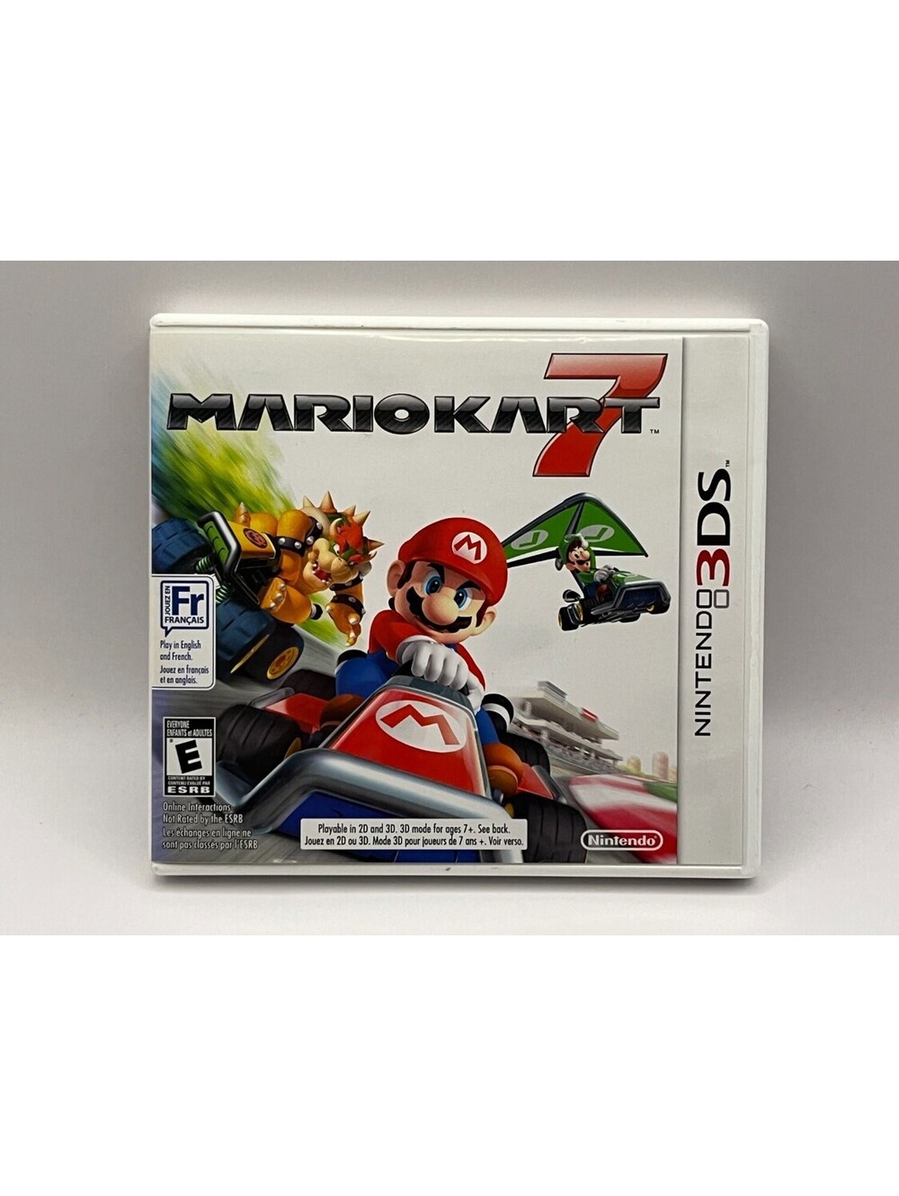 Mario Kart 7 Nintendo 3DS Replacement Case Cover Art And Manual No Game OEM